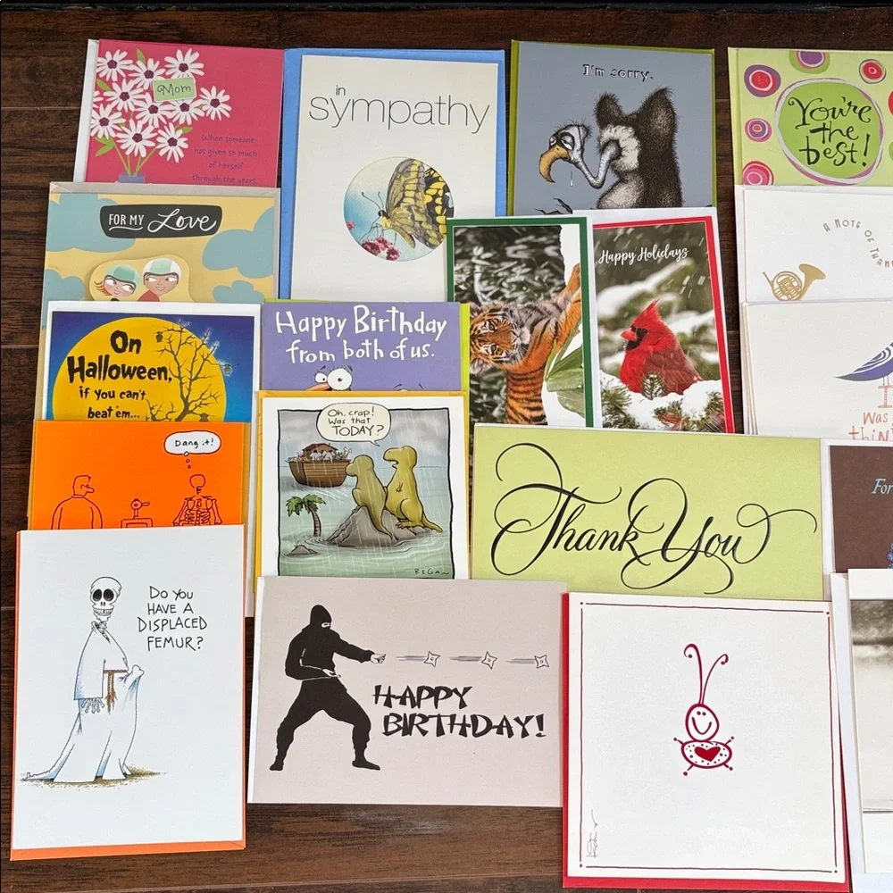 🆕90 Piece Greeting Card Lot, All Occasions